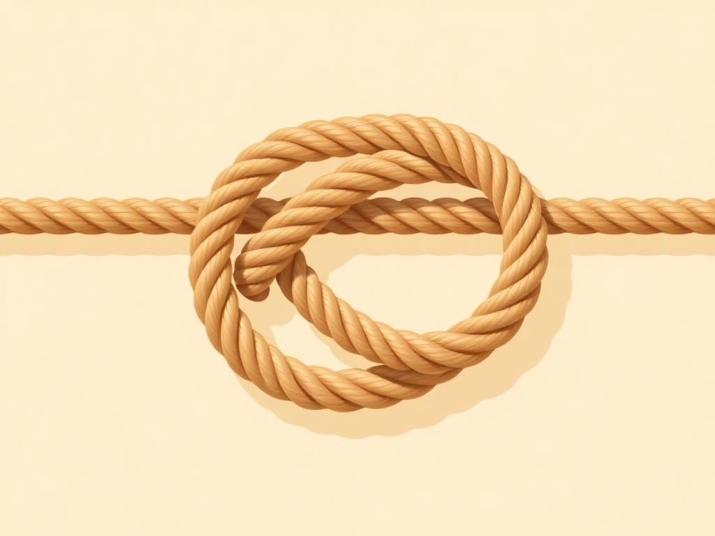 Figure-eight on a bight forming a loop mid-rope