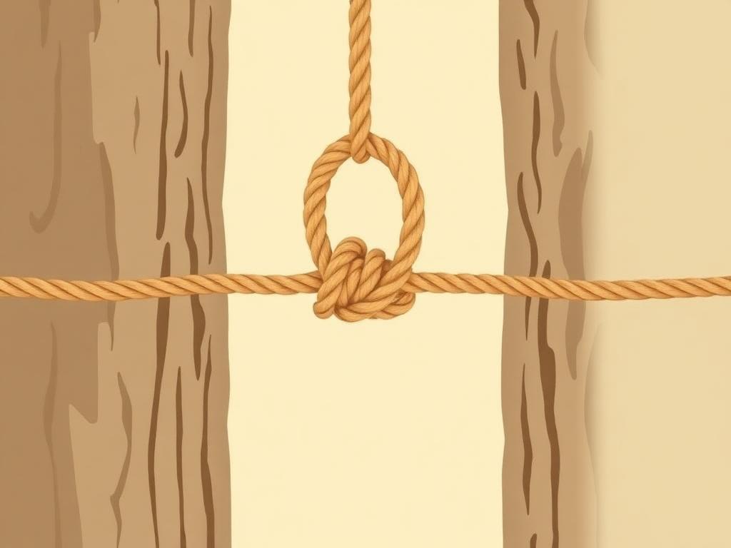 Trucker's hitch with a mid-line loop for mechanical advantage